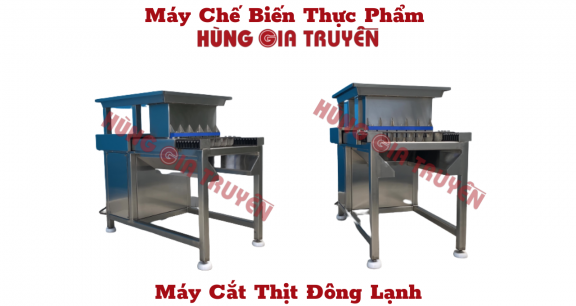 Công dụng máy cắt thịt đông trong dây chuyền sản xuất