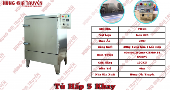 Tủ hấp tối ưu hóa không gian - Sự tiện lợi cho những căn bếp nhỏ hẹp