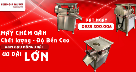 Ứng dụng của máy chép gân HGT trong sản xuất thực phẩm