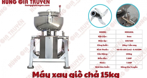 Vì sao nên đầu tư mua máy xay giò chả? 