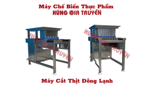 máy cắt thịt đông